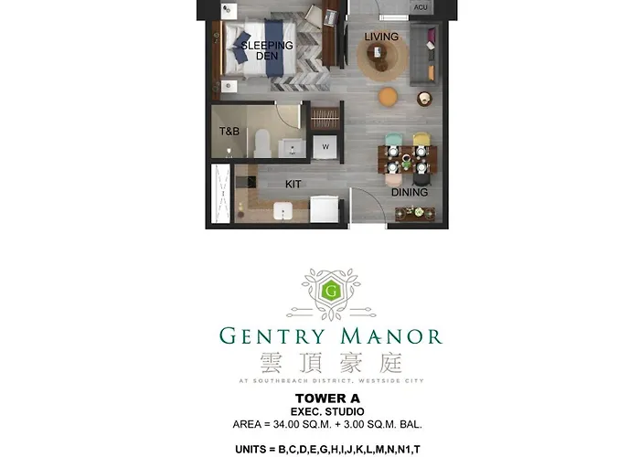 Cozy Gentry Manor Tv Wifi Seaview Near Okada Moa17v Apartamento *
